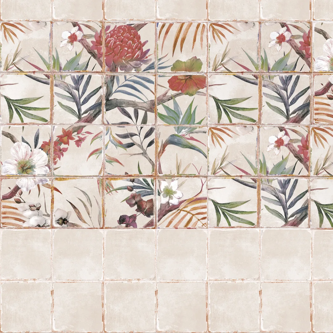 Exotica Antic Rubi, moroccan wall tile for bathroom